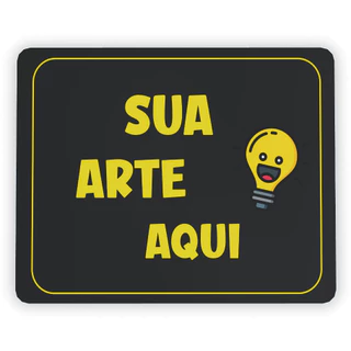 Mouse Pad Personalizado Com Sua Arte Ideia Fotos ou Logo de Empresa