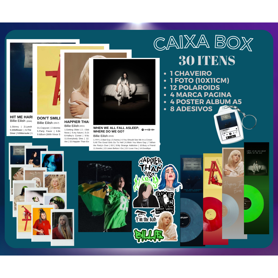 Kit Billie Eilish em Oferta | Shopee 2026