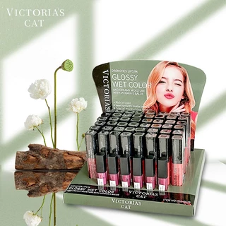 kit 12PC 0R 6PC COR diferente Lip Gloss Batom à prova d'água, à prova de suor Conjunto de Batons/Gloss