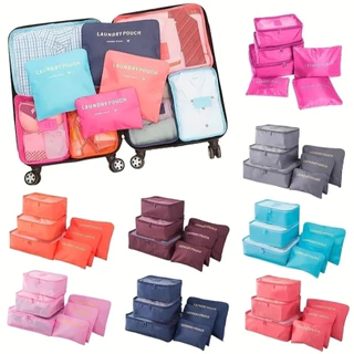 Organizador De Mala De Bagagem Viagem Kit 6 Necessaire Bolsa