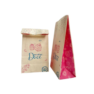 50 Sacos Kraft Delivery Ifood Doceria Donuts Cookies Docinhos Brigadeiro - PP
