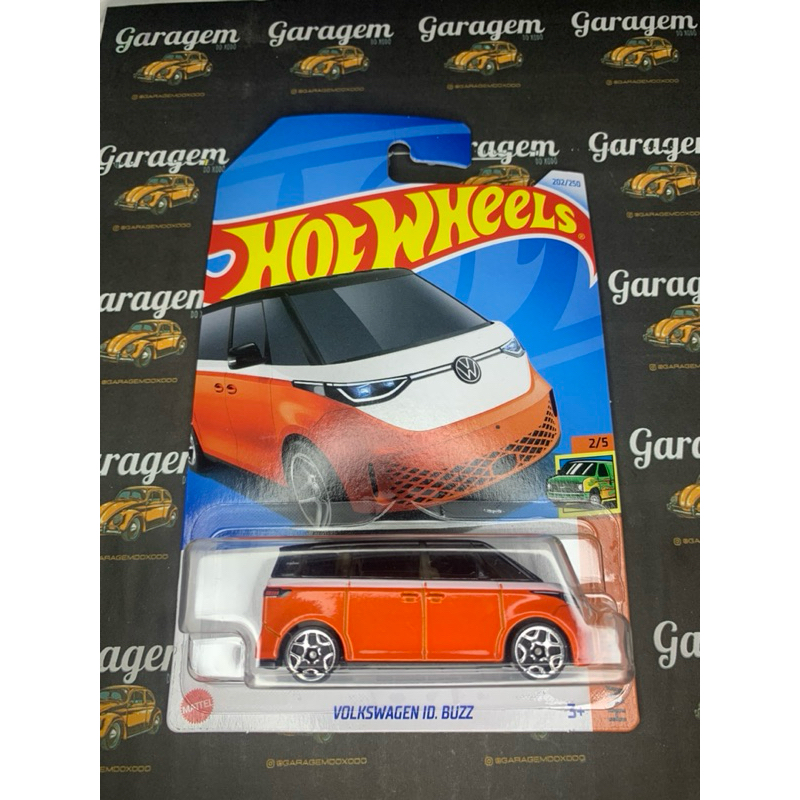 Hot Wheels Volkswagen ID. Buzz – Green Speed Edition, Gelb-schwarz, Short Card, Mattel 2023