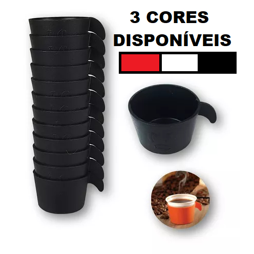 kit Copete 12/24/36 Porta Copos Descartável Empilhável Cantinho Café Chá Escritório Recepção