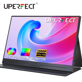 UPERFECT monitor Portátil De 15,6 Polegadas FHD 800：1 Para Jogos 60hz IPS Interruptor ps3/4/5 De Telefone xbox