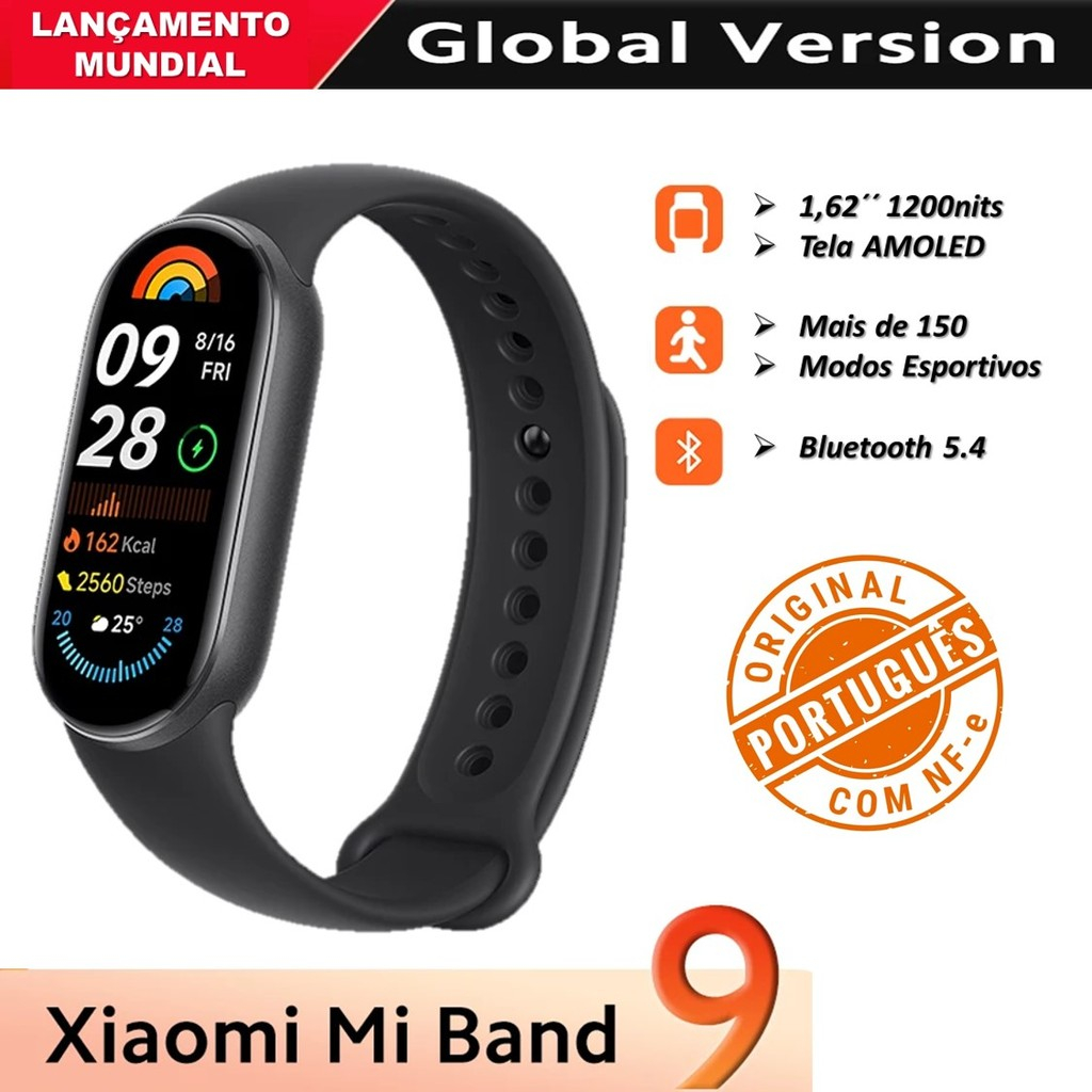 Mi Band 9 Global Original Português com NFe Lançamento