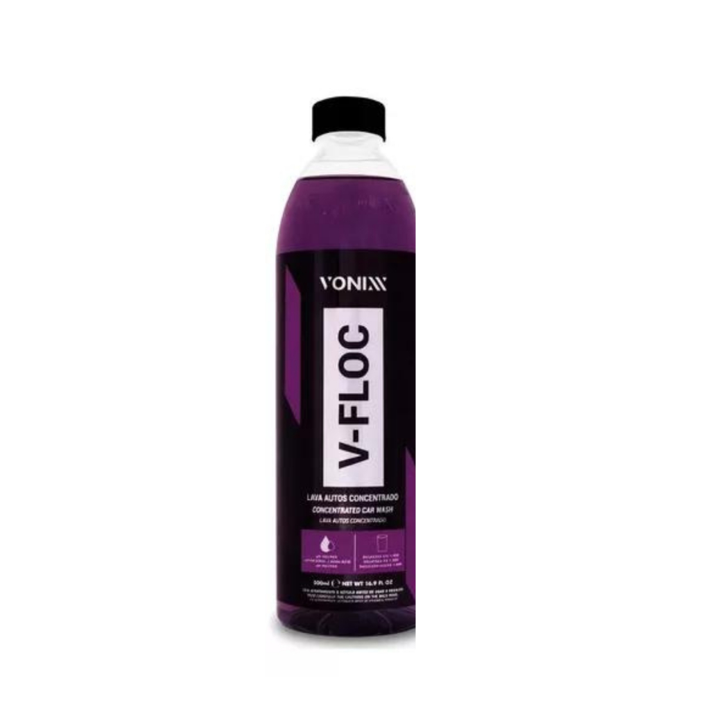 Shampoo Automotivo Neutro Concentrado V-floc 500ml Vonixx