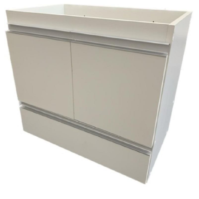 Armário Gabinete Banheiro Cozinha MDF Branco 60cm Com Gaveta Envio Montado