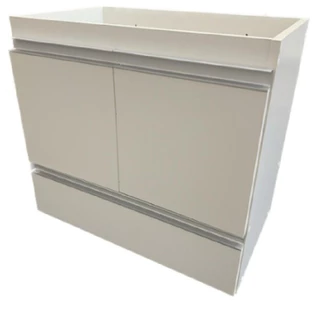 Armário Gabinete Banheiro Cozinha MDF Branco 60cm Com Gaveta Envio Montado