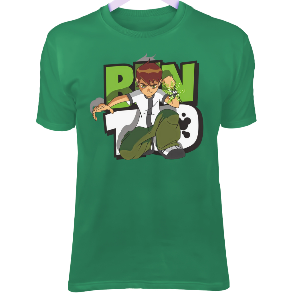 Camiseta Camisa T-shirt BEN 10 verde Estampa DTF 100% Algodão