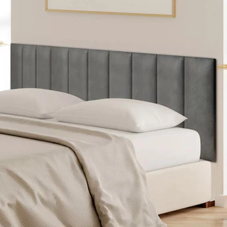 Cabeceiras de Cama Box Casal 60x20cm Estofada Modulada Opções King Queen Solteiro Adesivo