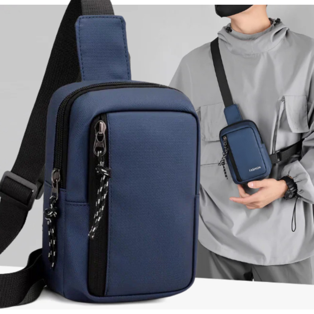 Bolsa Transversal Tiracolo Feminina Masculina Mini Bag Pochete Impermeável Anti Furto Unissex