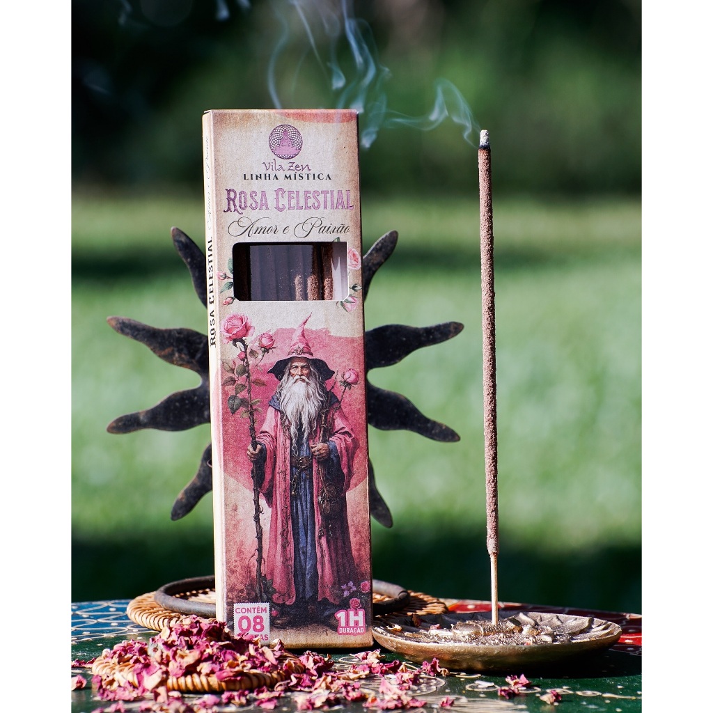 Incenso Vila Zen Linha Mística Sem Carvão 100% Naturais | Shopee