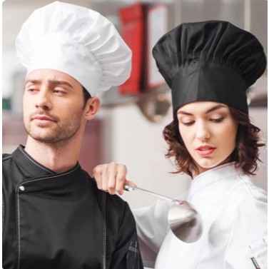 Chapéu de Cozinheiro Chef unissex chapel, Bandana Touca para