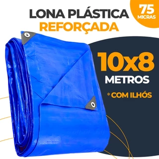 Lona Impermeável Reforçada Piscina Carreta Construção C/ Ilhós 6x4 6x5 6x6 7x4 7x6 8x4 8x6 10x4 10x8