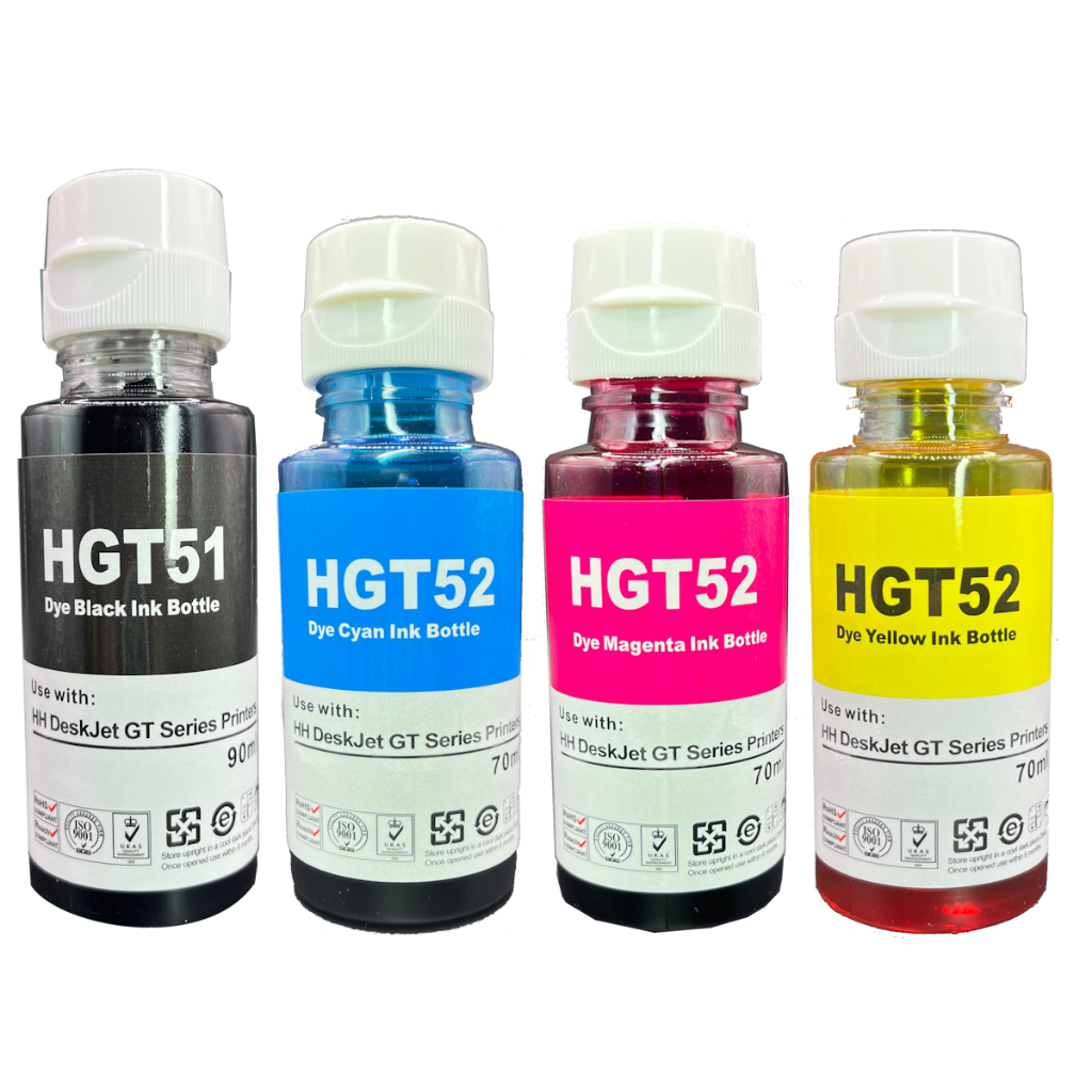 Kit 4x Tintas Compatível Com Hp Ink Tank 410 416 515 Gt 5822 | Shopee ...