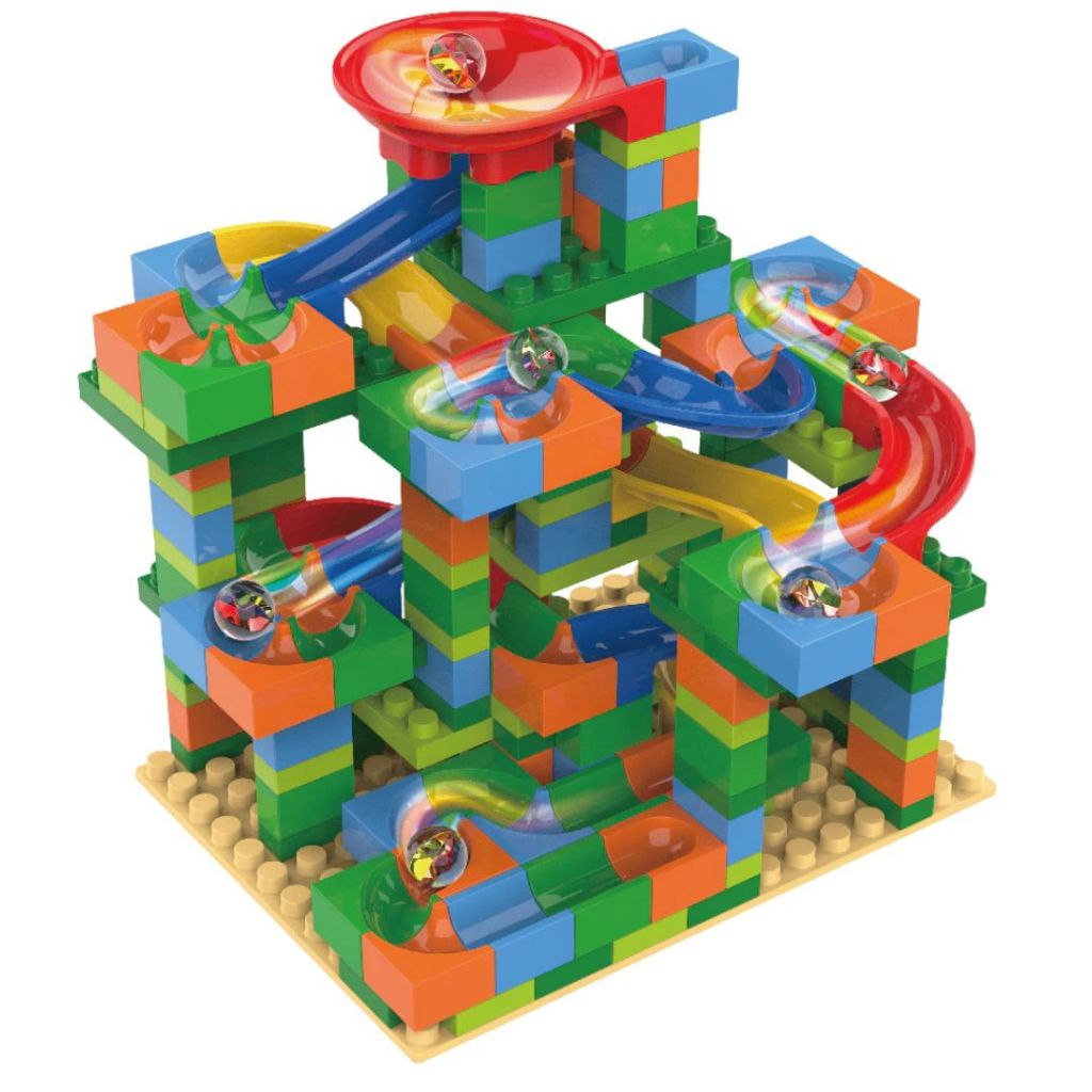Pista De Bolinhas De Gude Blocos De Montar Labirinto | Shopee Brasil