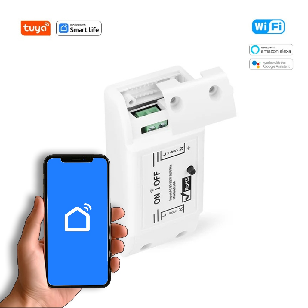 Smart Breaker Wi-fi R2 Basic Relé Interruptor Inteligente  (1/2/3)