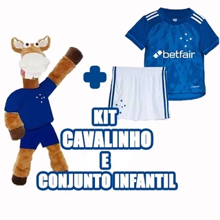 Kit Cavalinho do cruzeiro + Conjunto infantil do Cruzeiro