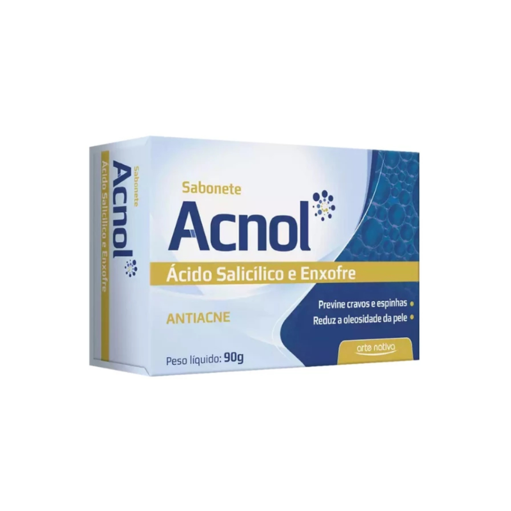 Sabonete Acnol Arte Nativa 80g Peles Oleosas Antiacne | Shopee Brasil