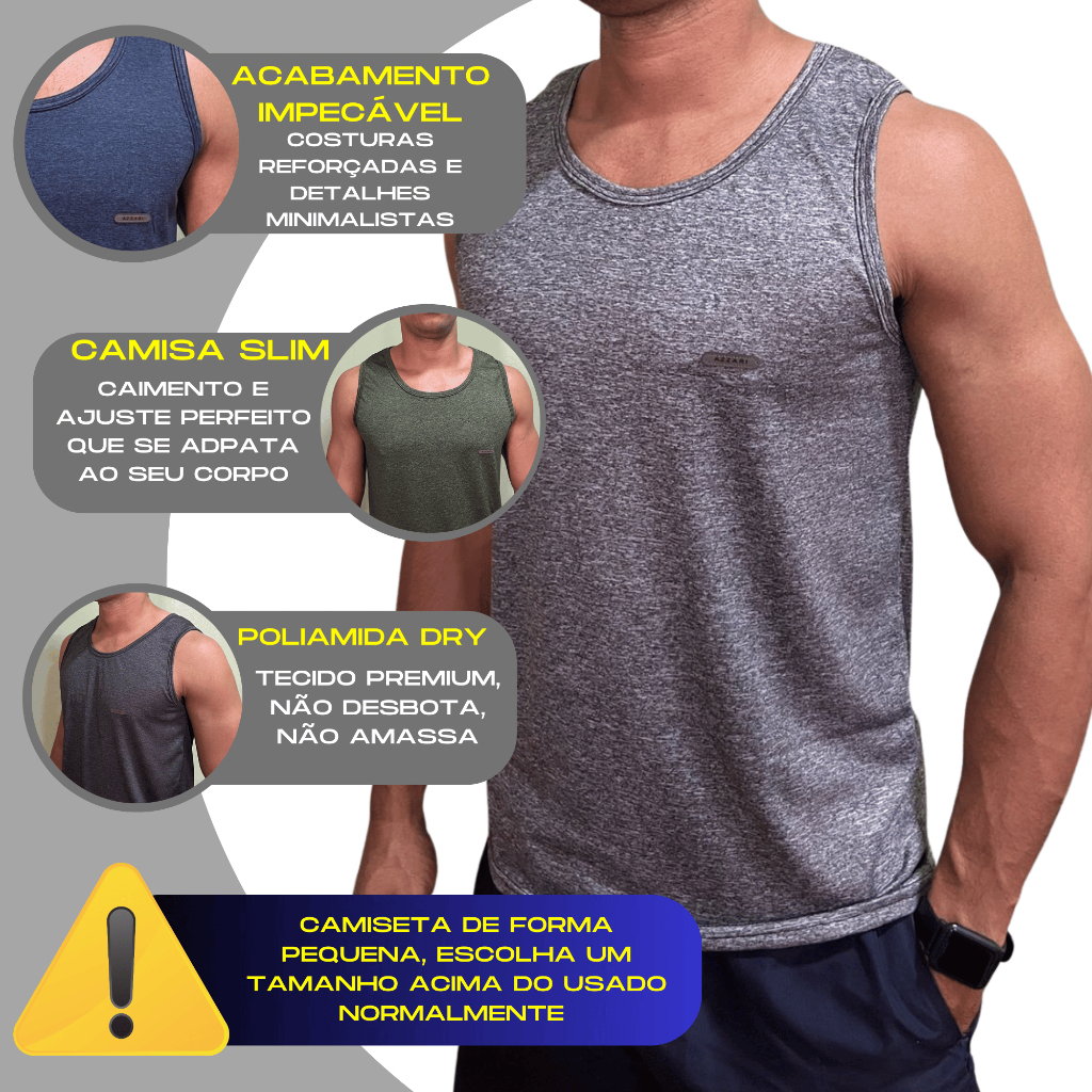 Regata Masculina DevOps - Camiseta Esportiva Secagem Rápida FPS 54+