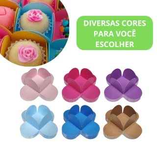 Forminhas 4 Pétalas Para Doces Finos Brigadeiros Festas Aniversários Casamentos
