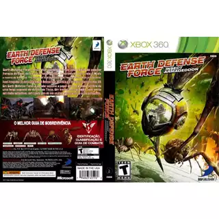 Earth Defense Force Insect Armageddon para Xbox 360Lt com capa
