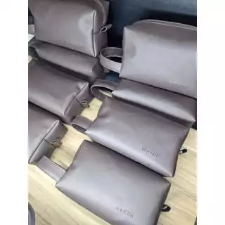 Nécessaire Kit 10 Unidades Personalizada Com Nome Para Padrinho Madrinha Casamento Batizado Festa