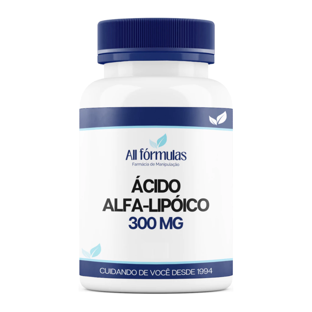 Ácido Alfa Lipóico 300mg - 60, 120, 180 Cápsulas - Legítimo