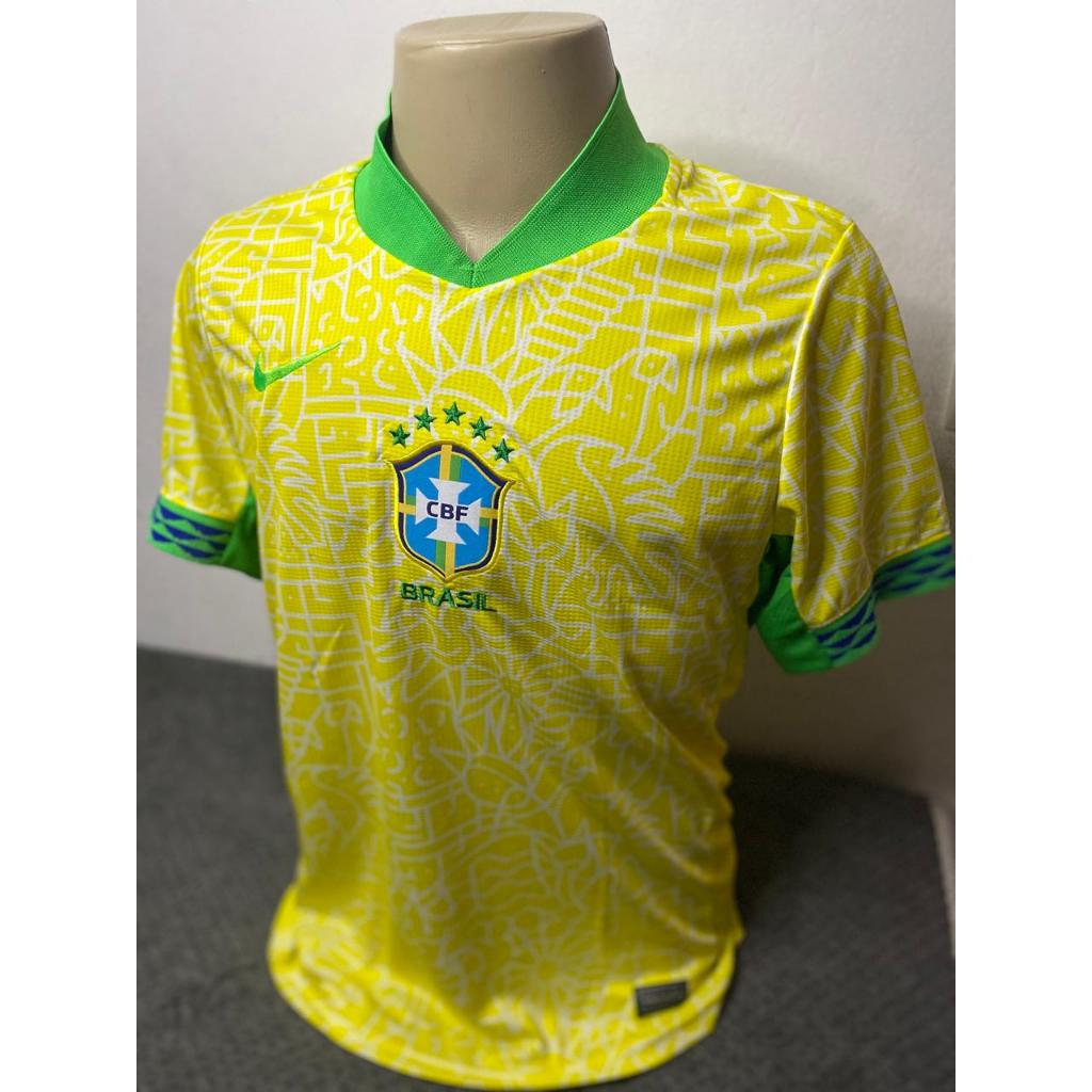 Camiseta Seleção Brasileira 2024/2025 Masculino Torcedor Pronta Entrega