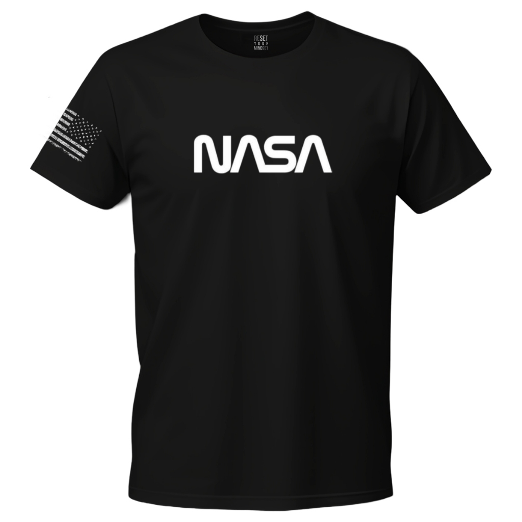 Camiseta Reset Masculino Nasa 100% Algodão Premium