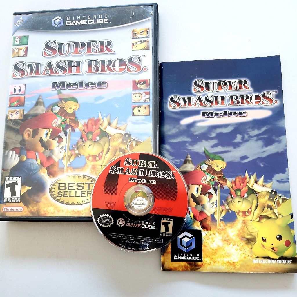 Super Smash Bros Melee Original Nintendo Gamecube GC