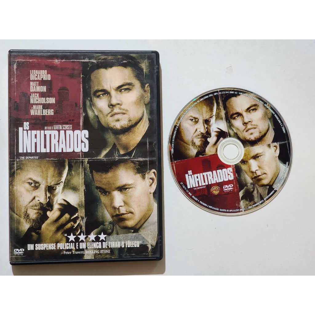 dvd os infiltrados original martin scorsese | Shopee Brasil