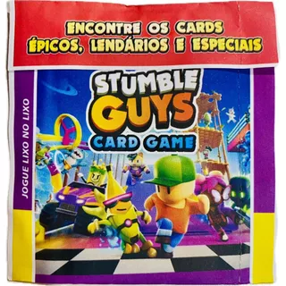 100 cards Stumble Guys PP = 25 pacotes fechados