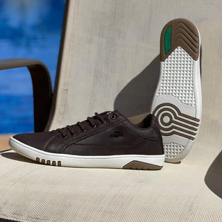 tenis masculino sapatenis casual em couro super oferta