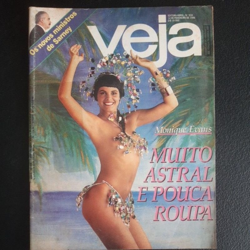 Revista Veja Década Anos 80 A escolher Luma Monique Evans Drummond