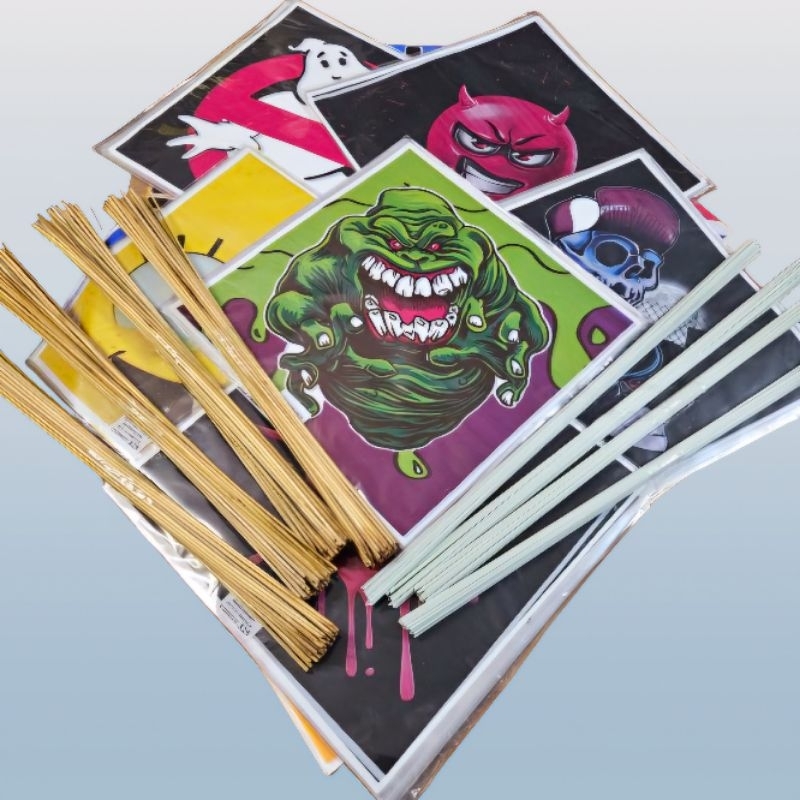 Kit Flechinha ou Seda 100 unidades Faça você mesmo Pipa Raia Peixinho