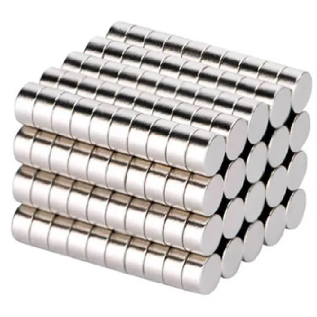 Ímã de neodímio 4x1 4x1,5 4x2 4x3 4x4 4x5 4x6 mm 100 peças super ímas potente disco envio imediato