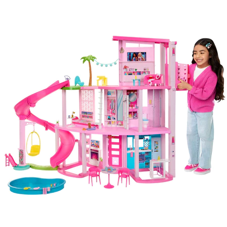 Casa Da Barbie Com Elevador Dreamhouse + 70 Peças Mattel