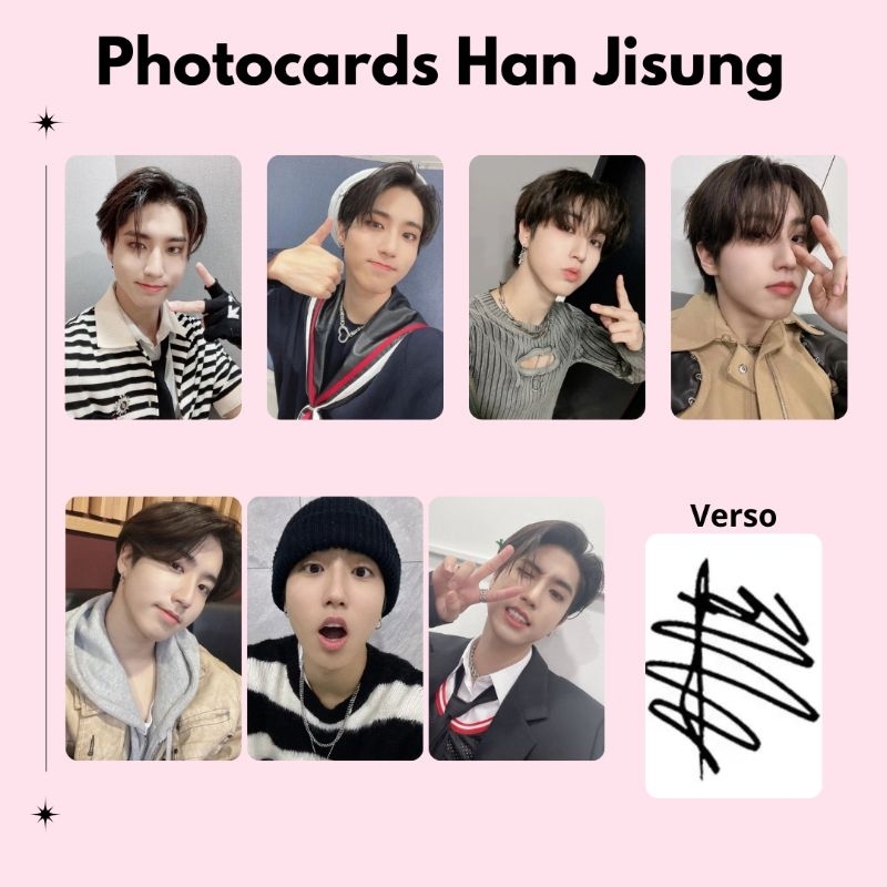 photocards fanmade Han Jisung Stray kids | Shopee Brasil