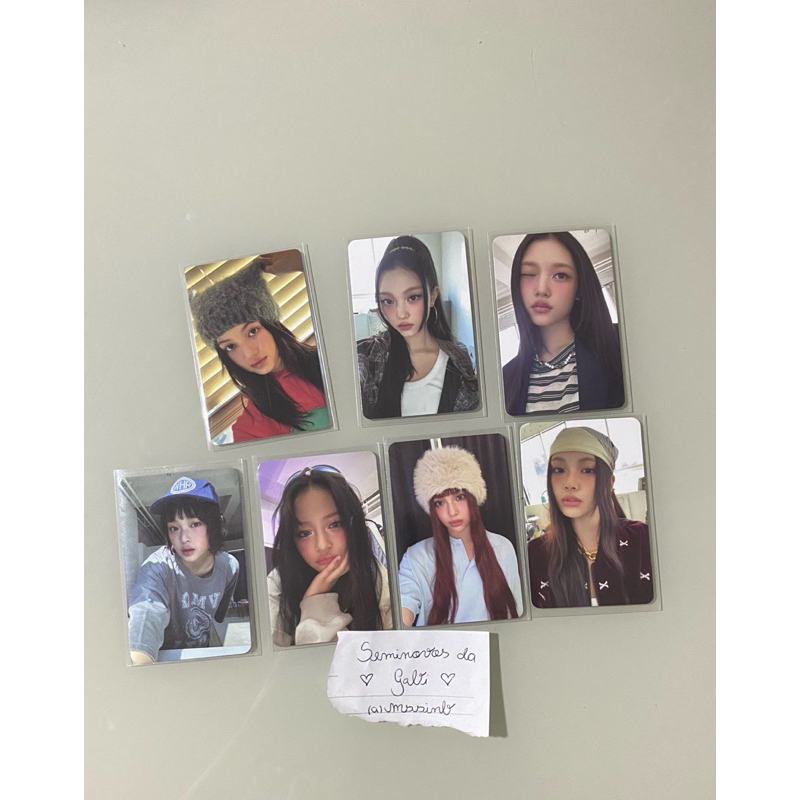 PHOTOCARDS OFICIAIS NEWJEANS