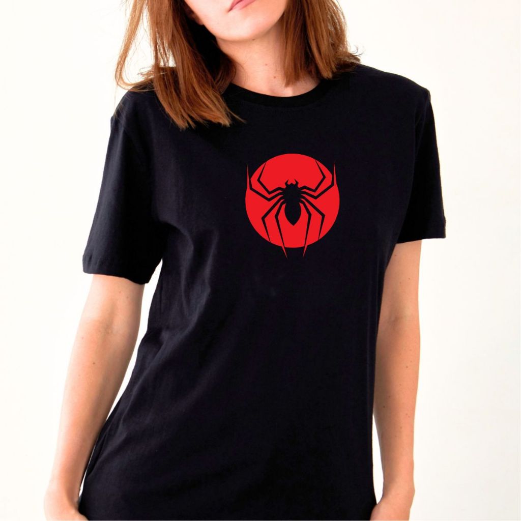 Camiseta Feminina Preta Spider-men Homem Aranha Marvel Herói Marvel ...