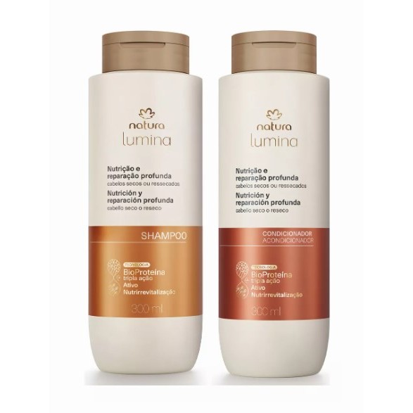 Natura Shampoo e Condicionador Nutritivo para Cabelos Secos ou ...