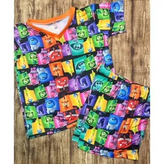 Pijama Infantil Temático Manga Curta. em Oferta na Shopee