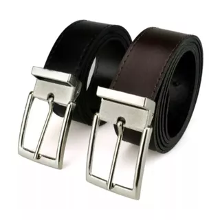 Kit 2 Cinto Masculino Social Elegante Dupla face Confortável Para o Dia a Dia