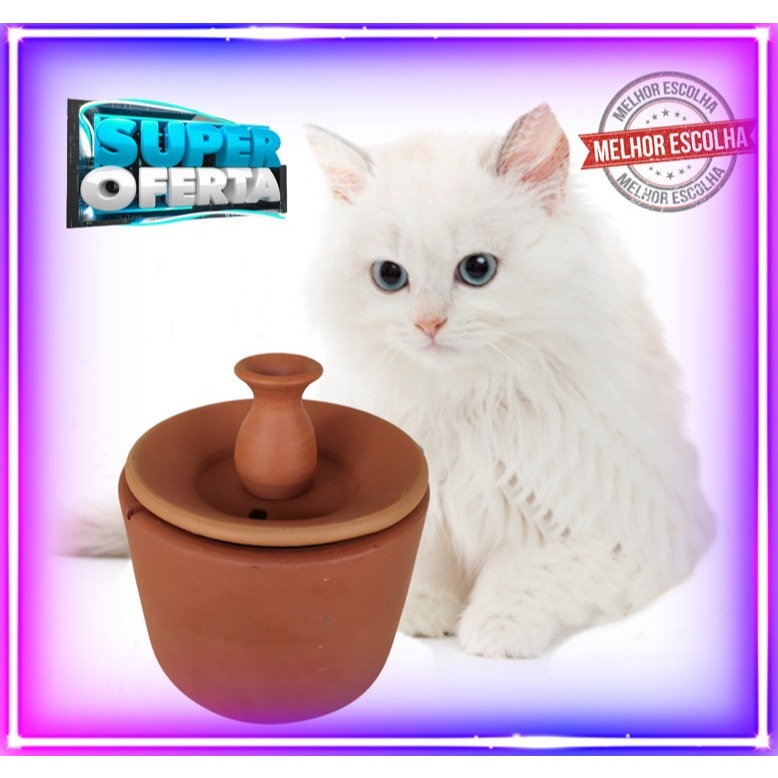 Bebedouro Fonte Gatos e Cachorros Cerâmica 3Lt (COMPLETO)Modelo 1