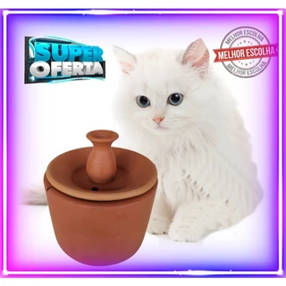 Bebedouro Fonte Gatos e Cachorros Cerâmica 3Lt (COMPLETO)Modelo 1