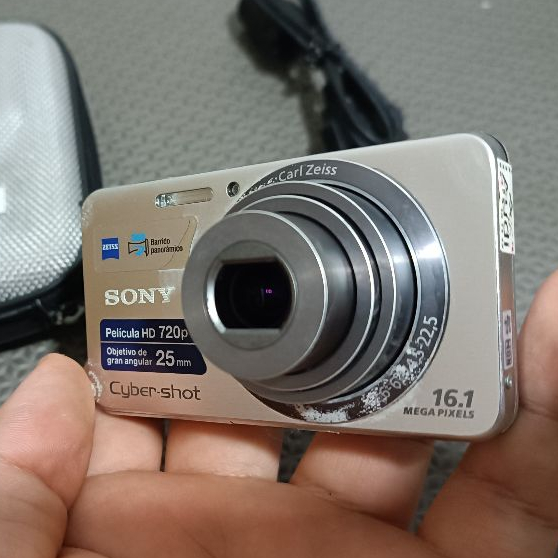 SONY CyberShot DSC-W610 (良品） Câmera Digital Sony Cyber-Shot PRATA DSC W610 14.1MP ORIGINAL
