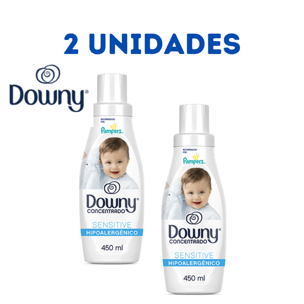 Amaciante Downy Concentrado Sensitive Hipoalergênico para Roupa de Bebê ...