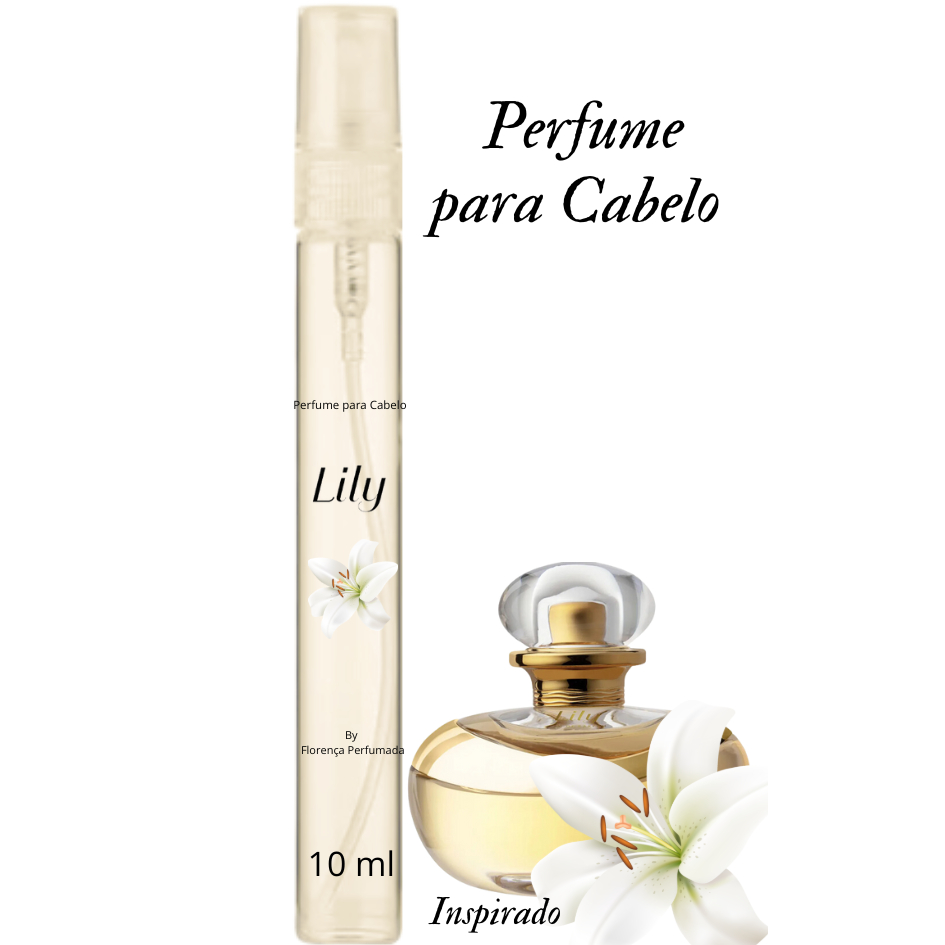 ** Perfume para Cabelo 10ml com Óleo de Argan ** **Inspirado no Lily de ...