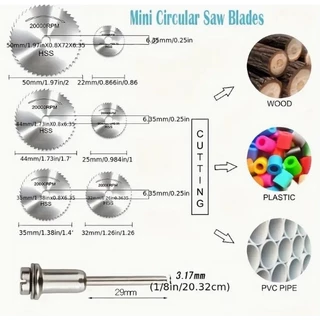 Kit Mini Disco Serra Circular Micro Retifica Furadeira Profissional